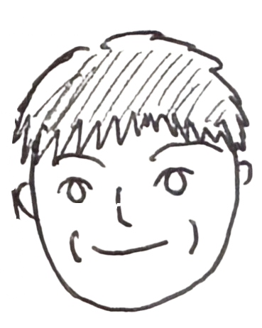 13 の似顔絵