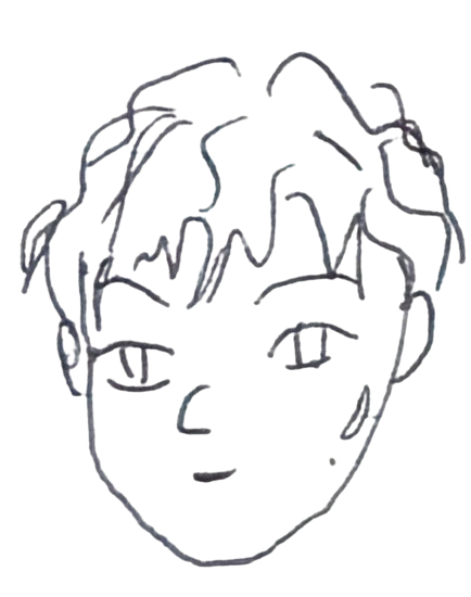 23 の似顔絵