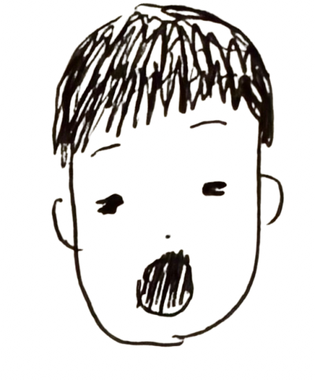 38 の似顔絵