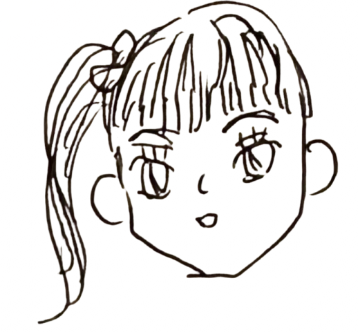 40 の似顔絵