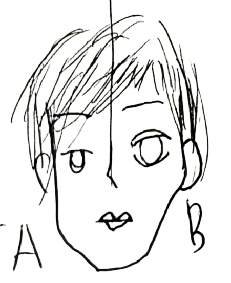 54 の似顔絵