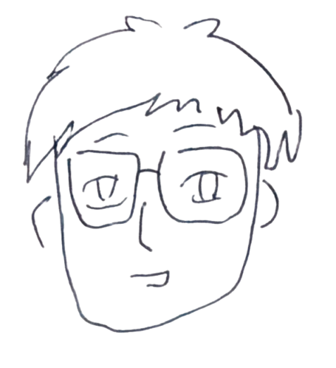 55 の似顔絵