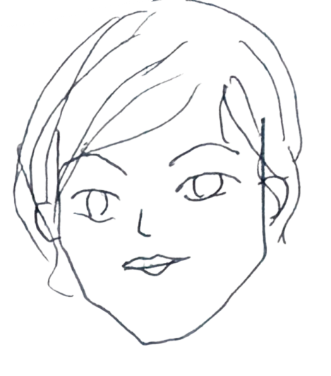 56 の似顔絵