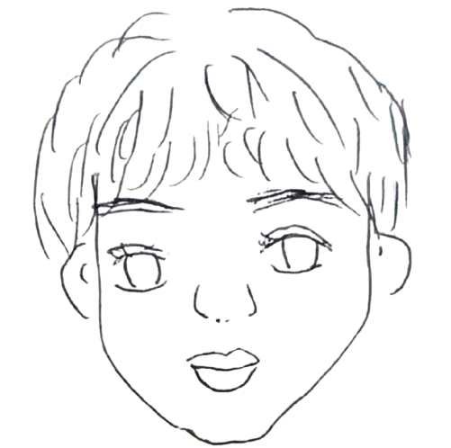 65 の似顔絵