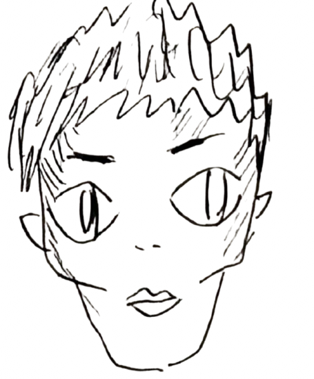 69 の似顔絵